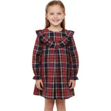 Plaid Ruffle Dress, Plaid