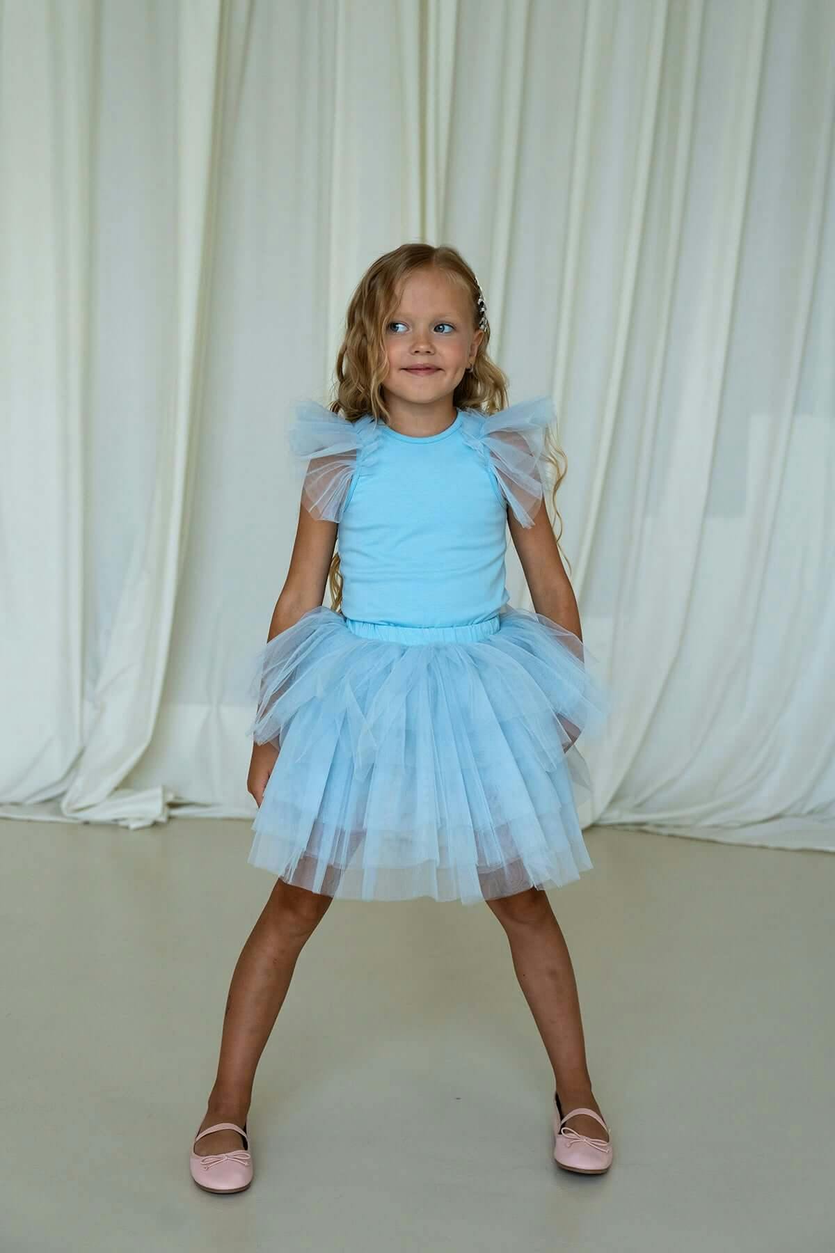 Cool Blue Tutu Set