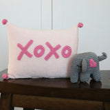Xoxo Mini Pom Pom Pillow