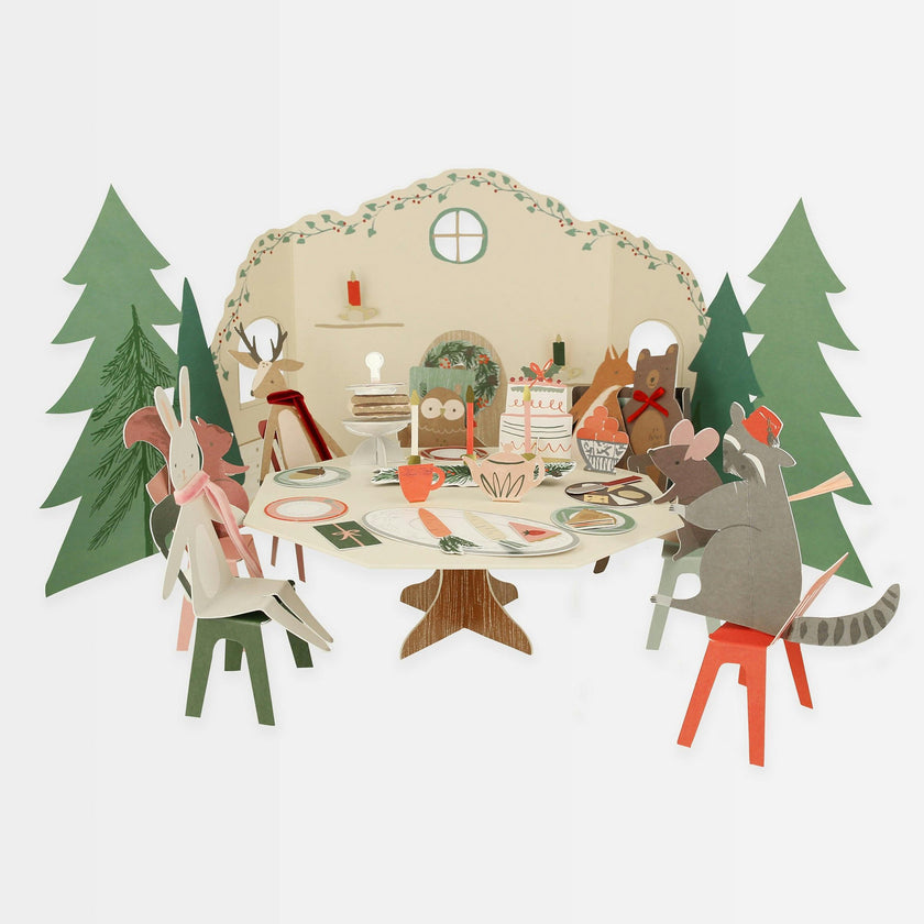 Owl'S Party Paper Play Advent Calendar