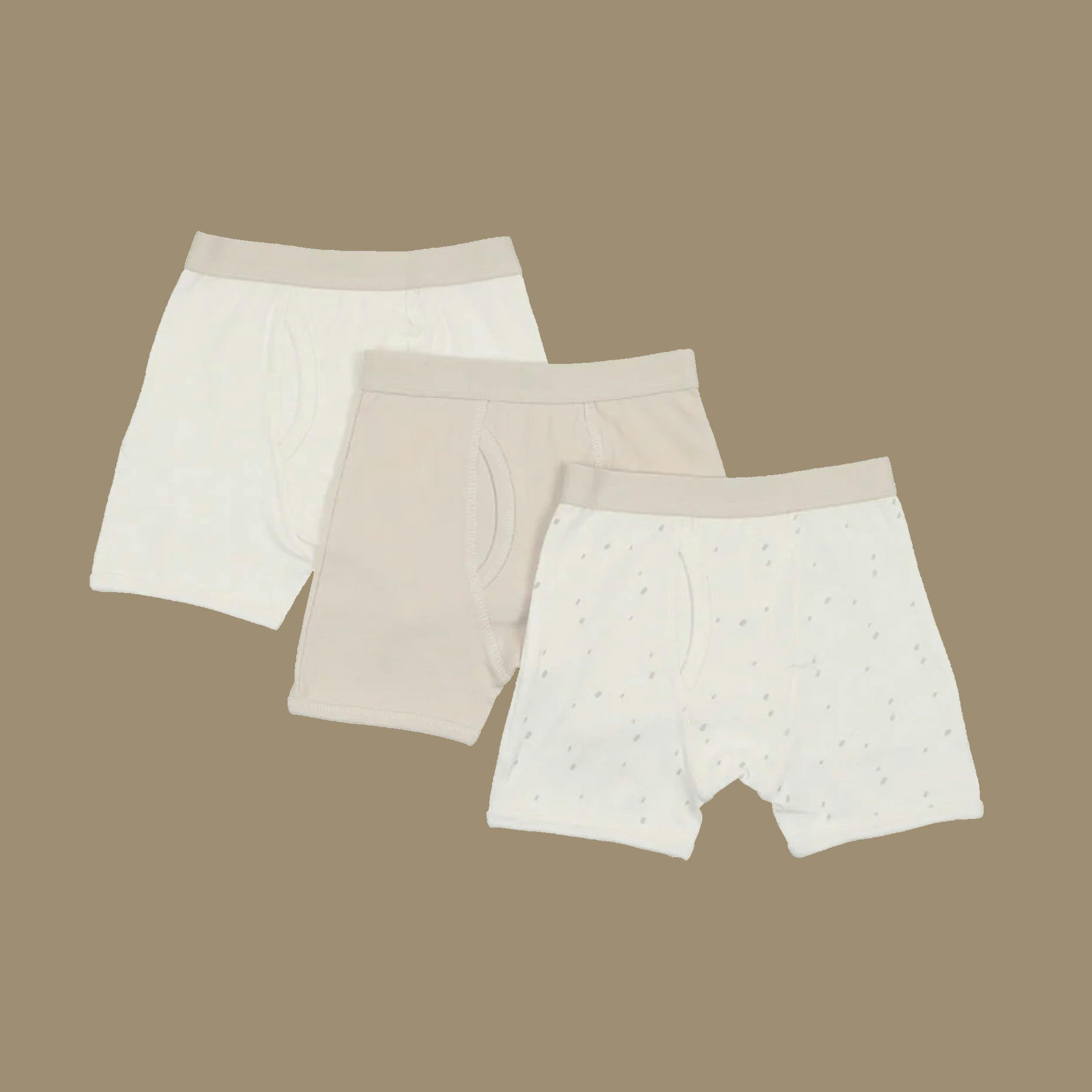 Boys Boxer Brief Sand 3pc Set