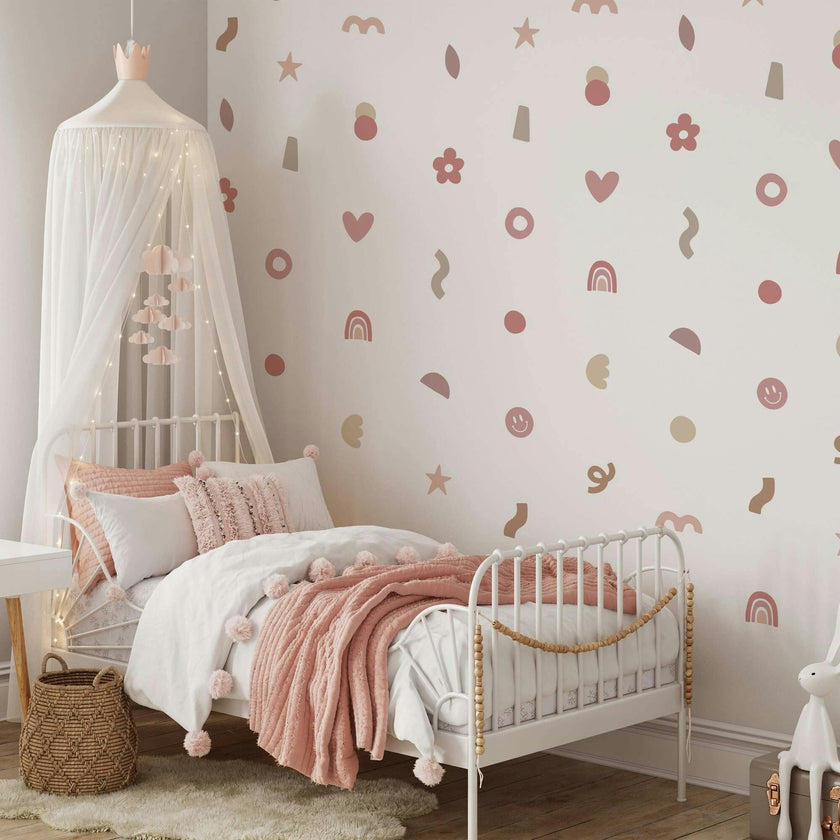Peel & Stick Fabric Wall Stickers