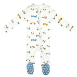 Zip-Up Footie Pajama - Speedster