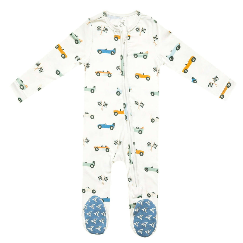 Zip-Up Footie Pajama - Speedster