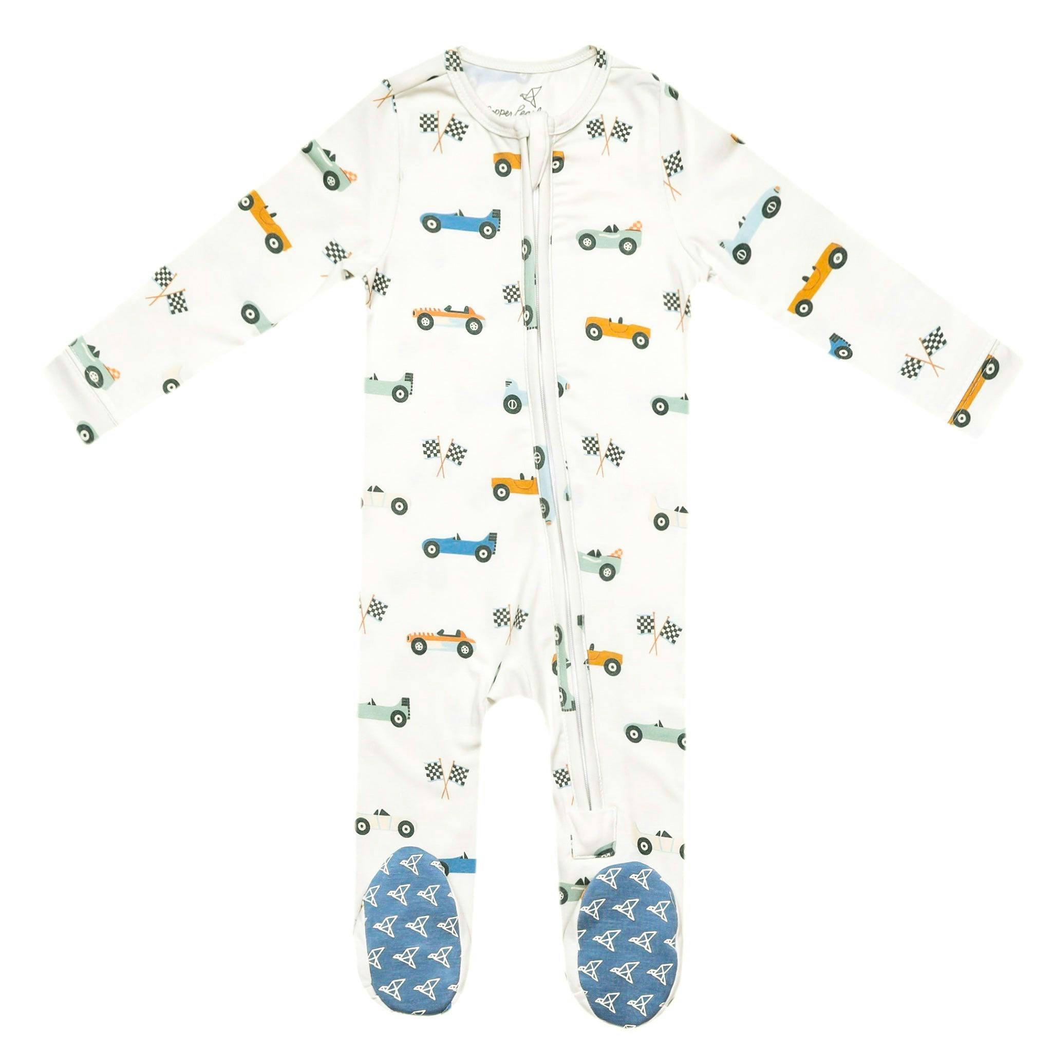 Zip-Up Footie Pajama - Speedster