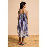 BALI STRIPED DRESS BLUE & WHITE