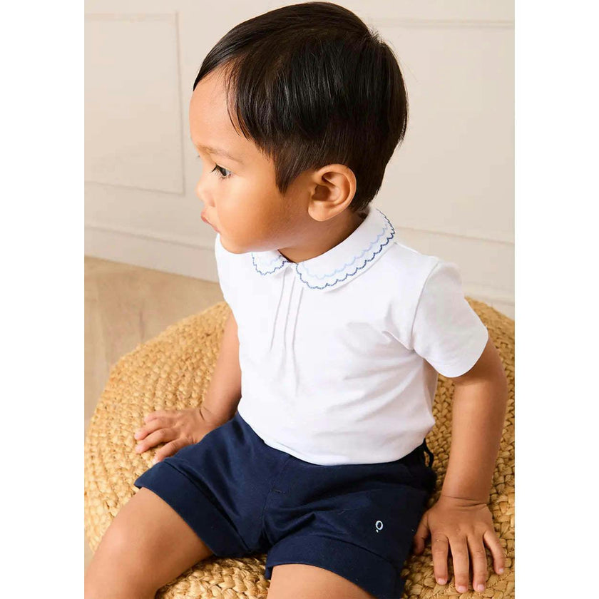 Insignia Elasticated Waist Turn-up Shorts in Navy (12mths-4yrs)