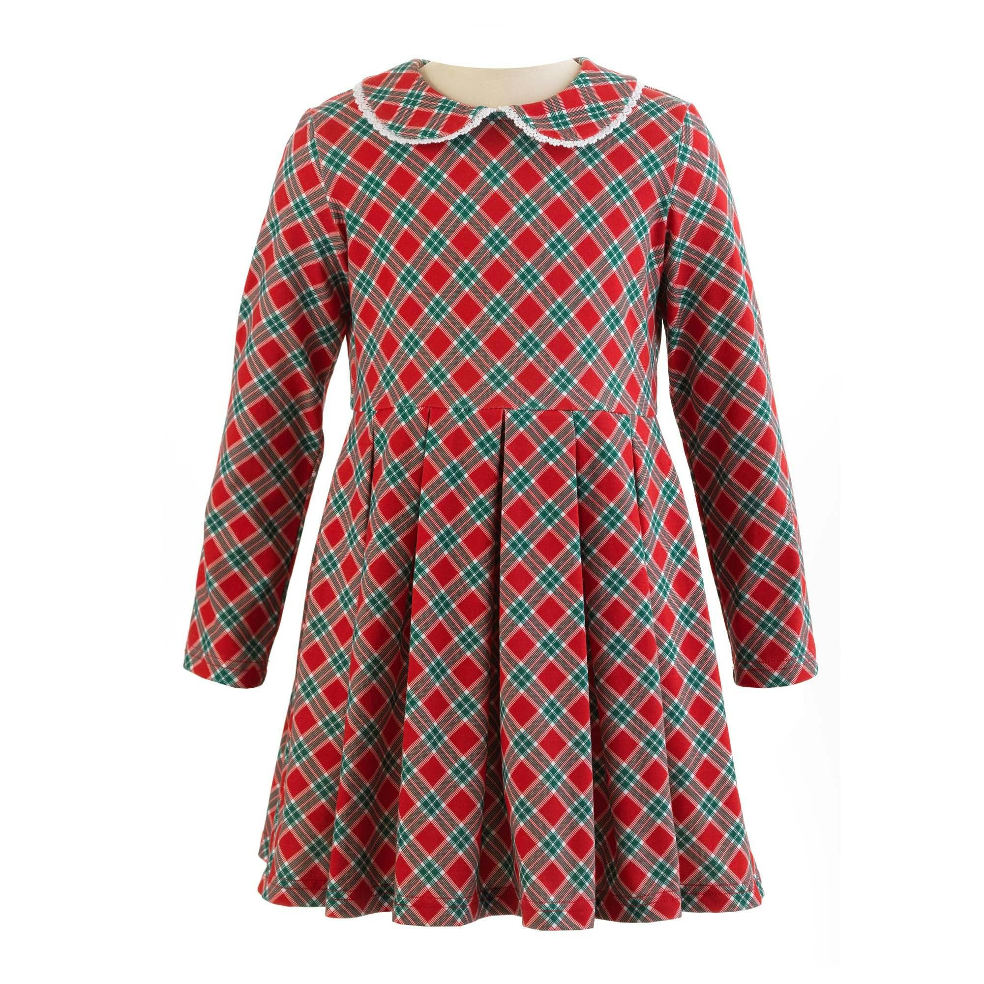 Tartan Jersey Dress