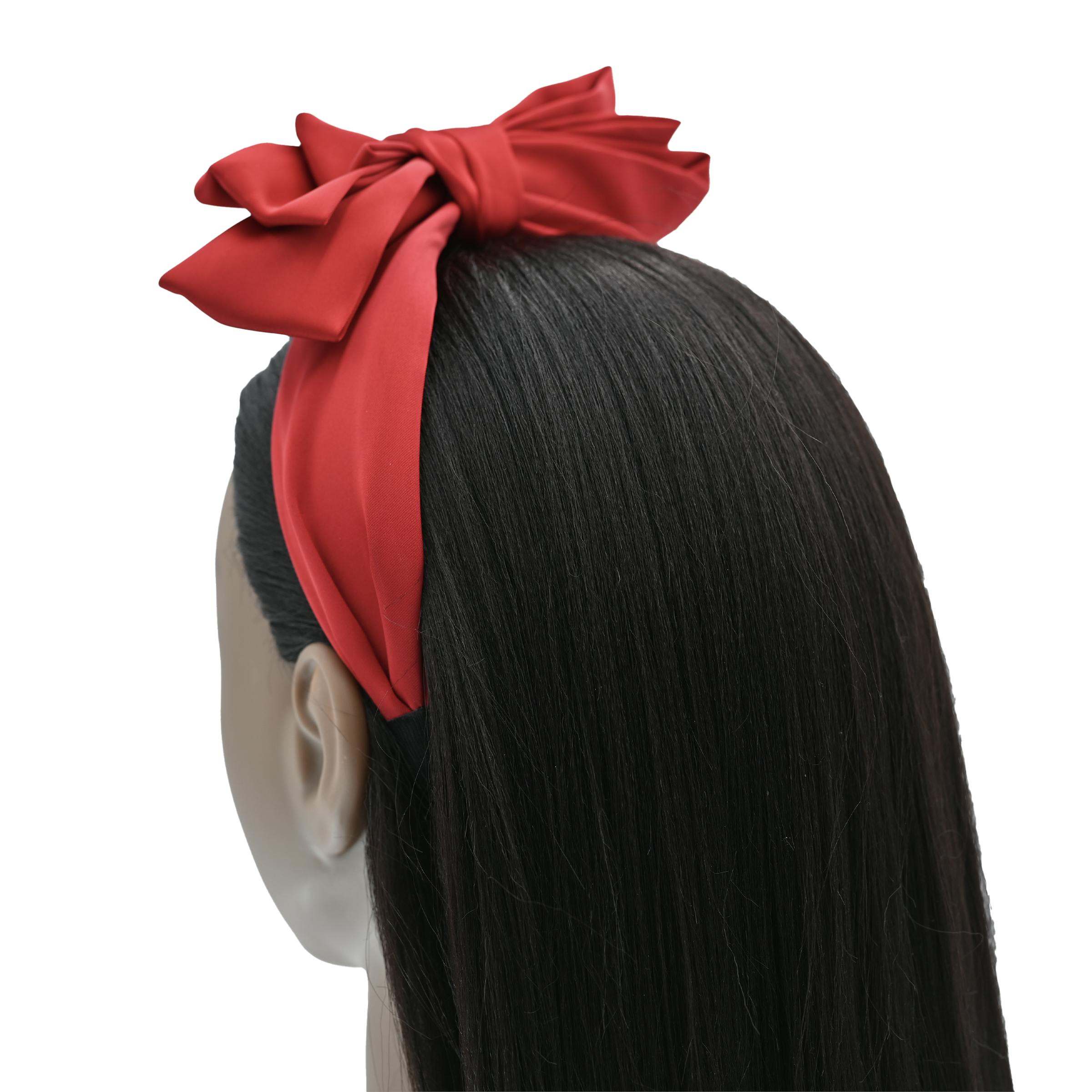 Multicolored Satin Ribbon Headband