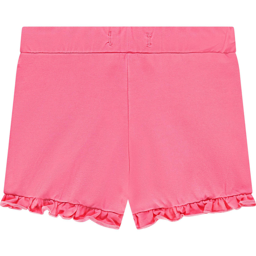 Pull On Ruffled Sweat Shorts