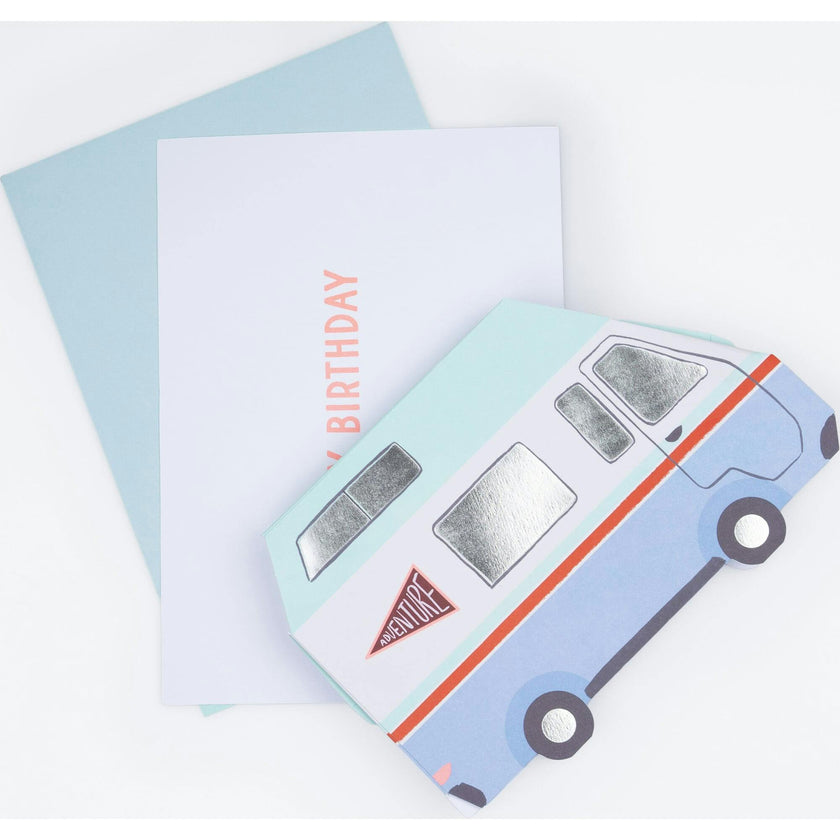 Pop-Up Camper Van Birthday Card