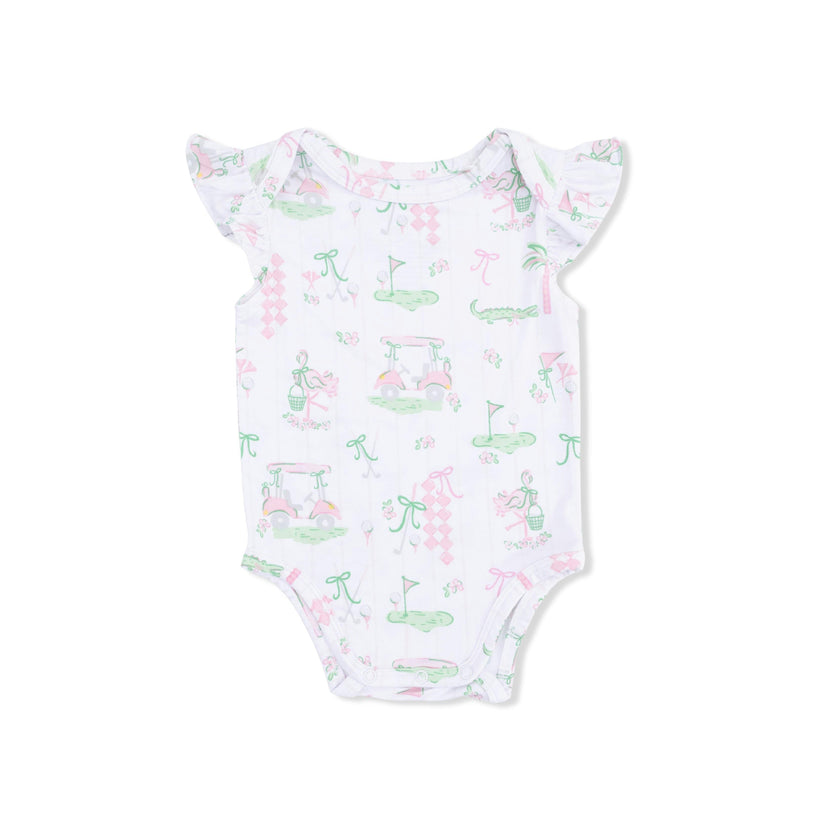 Pretty Golf - Ruffle Sleeve Bodysuit