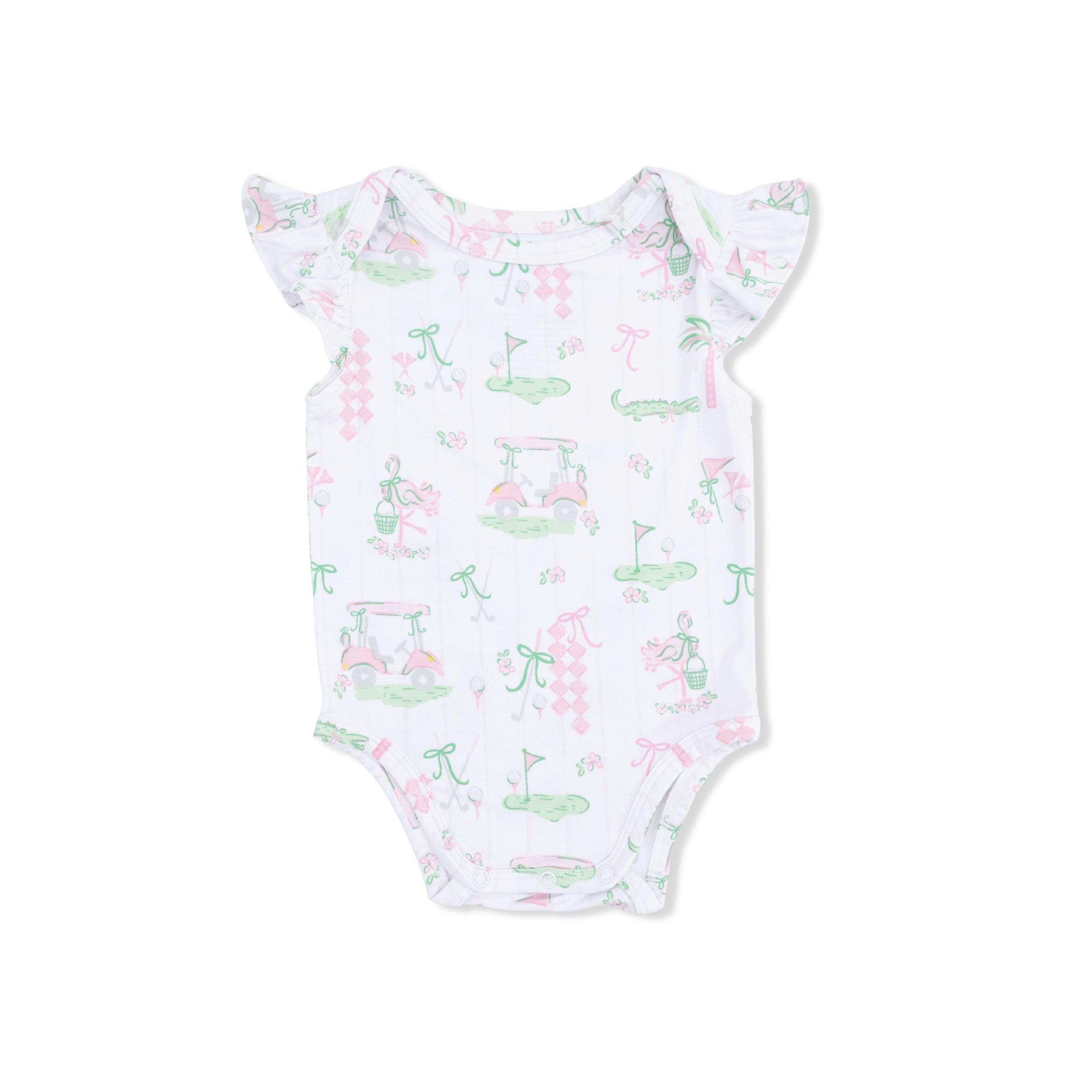 Pretty Golf - Ruffle Sleeve Bodysuit