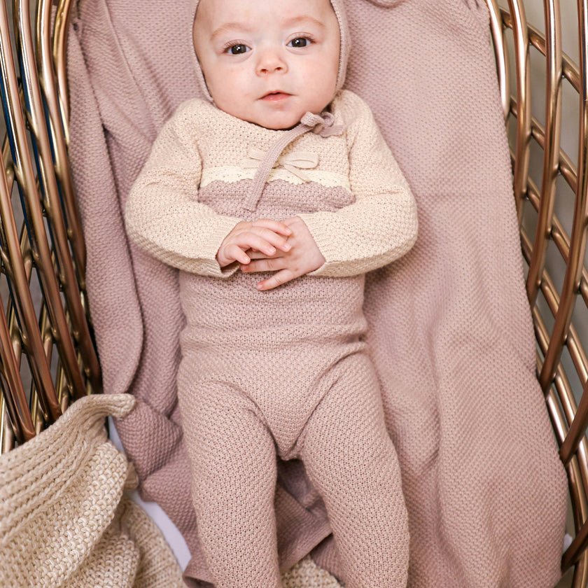 Cutie Color-Block Long Sleeve Footie