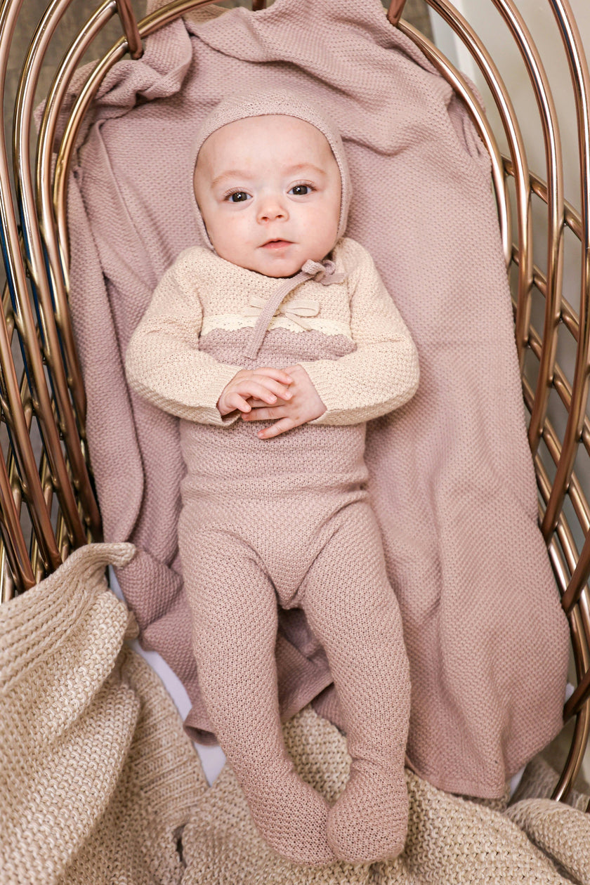 Cutie Color-Block Long Sleeve Footie