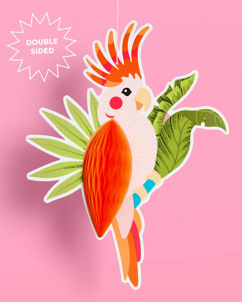 Tropical Party Banner - accordion banner