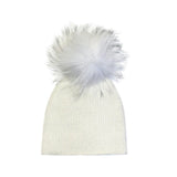 Knitted Wool Hat (Snap On Pom Sold Separately)