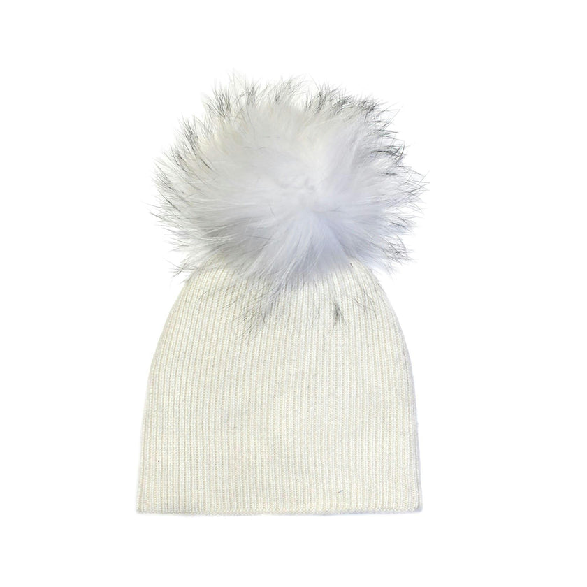 Knitted Wool Hat (Snap On Pom Sold Separately)