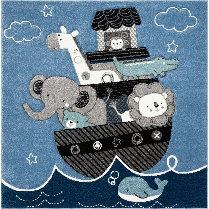 Carousel Kids Noah Rug, Blue