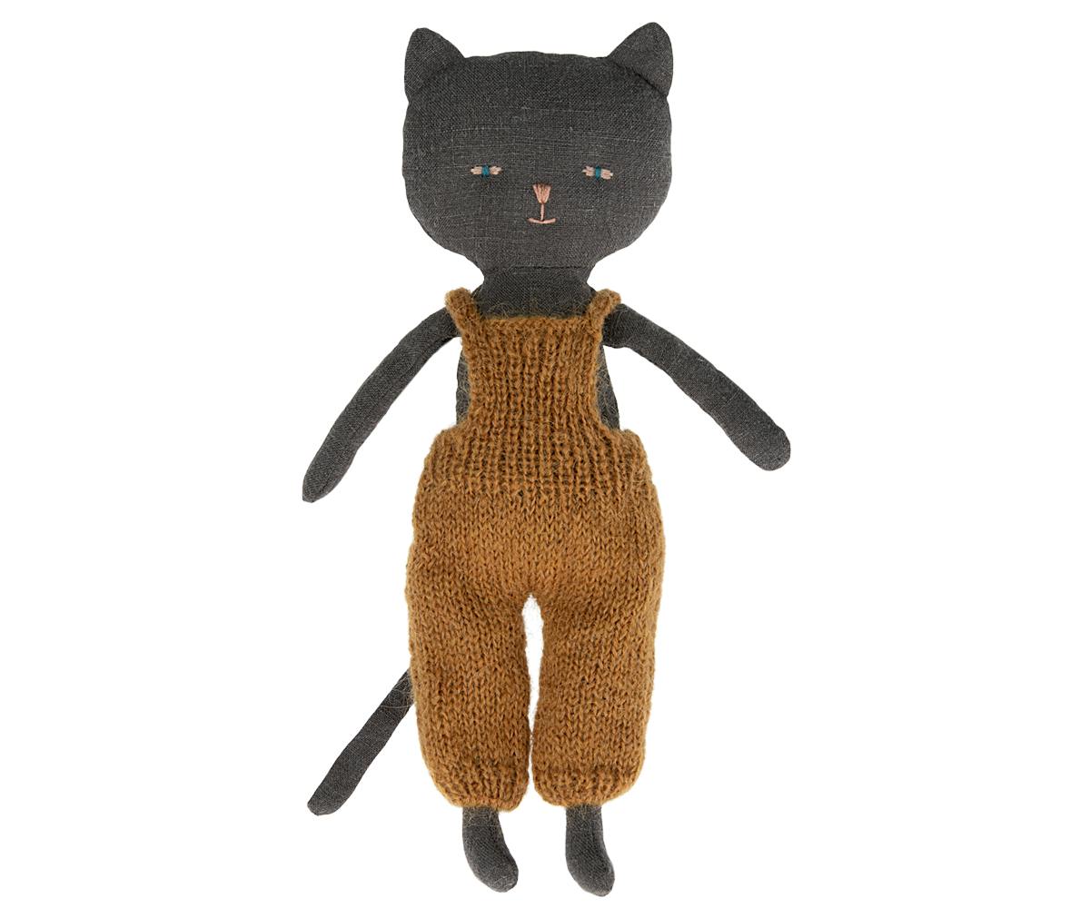 Kitten in Overalls - Black