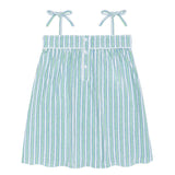 girls tamarin stripe french terry tie-strap dress