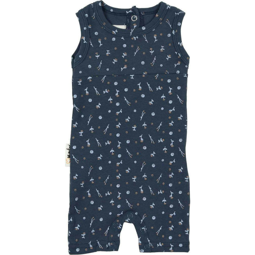 Berry Floral Footie