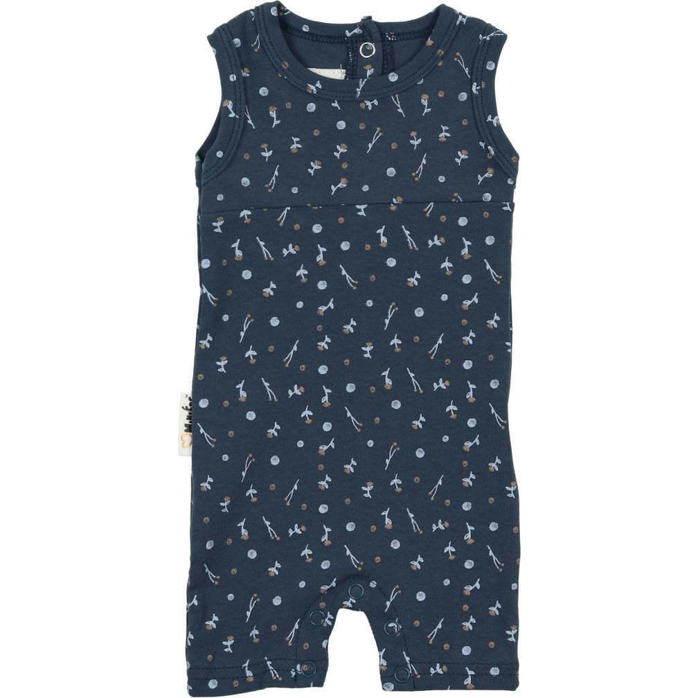 Berry Floral Footie