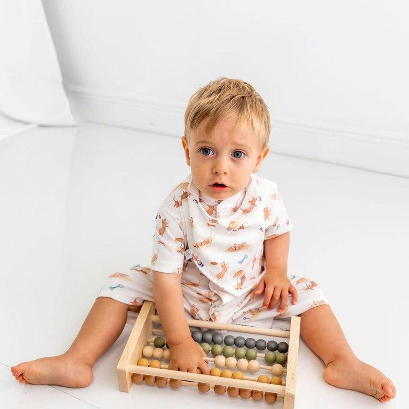 Beach Dogs Pima Cotton Short Romper