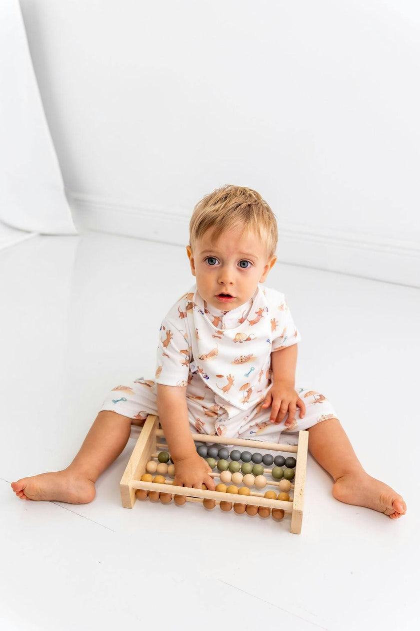 Beach Dogs Pima Cotton Short Romper
