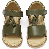 Flo Tassel Sandal, Green