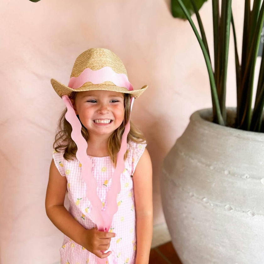 Coastal Cowgirl Hat, Pink (Girls)