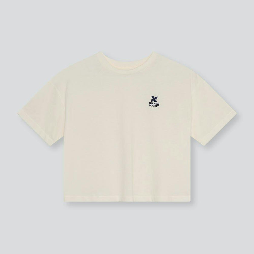 TNS Logo Teen T-Shirt Ecru