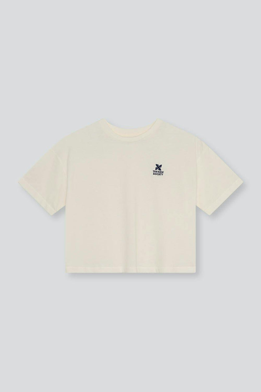 TNS Logo Teen T-Shirt Ecru