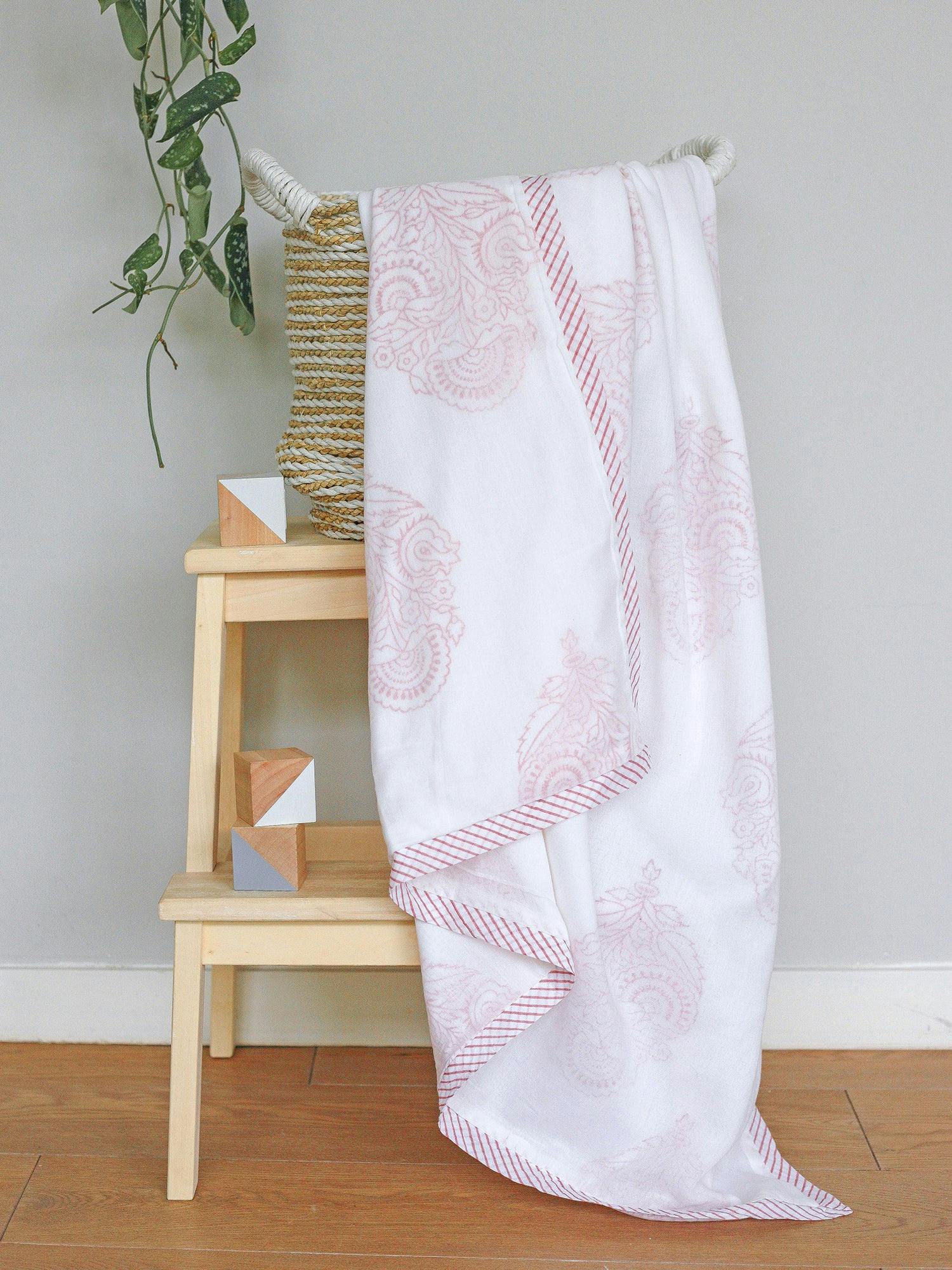Block-Printed Cotton Dohar