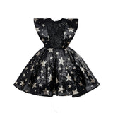 Black Starlit Rivior Dress