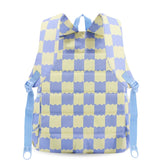 Oz Daypack Backpack with Doodle Large Pencil Case in Wiggle Blue