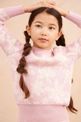 Chestnut Leaves Jumper | Bubble Gum
