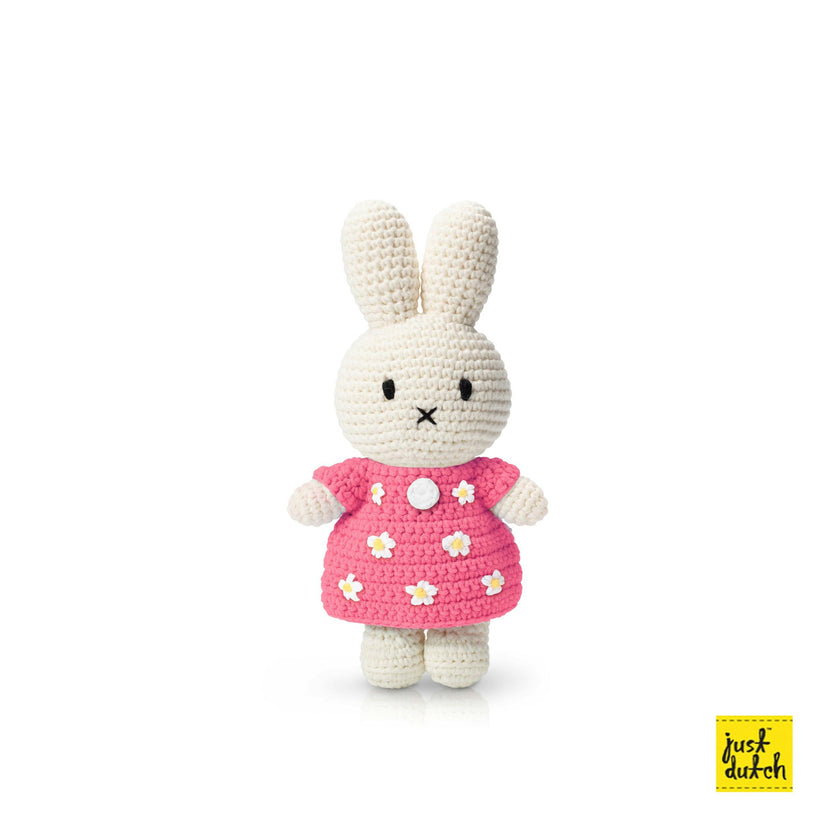 Miffy in Little Flower Crochet Dress
