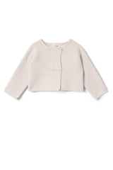 Double Breasted Knit Cardigan Dark Almond
