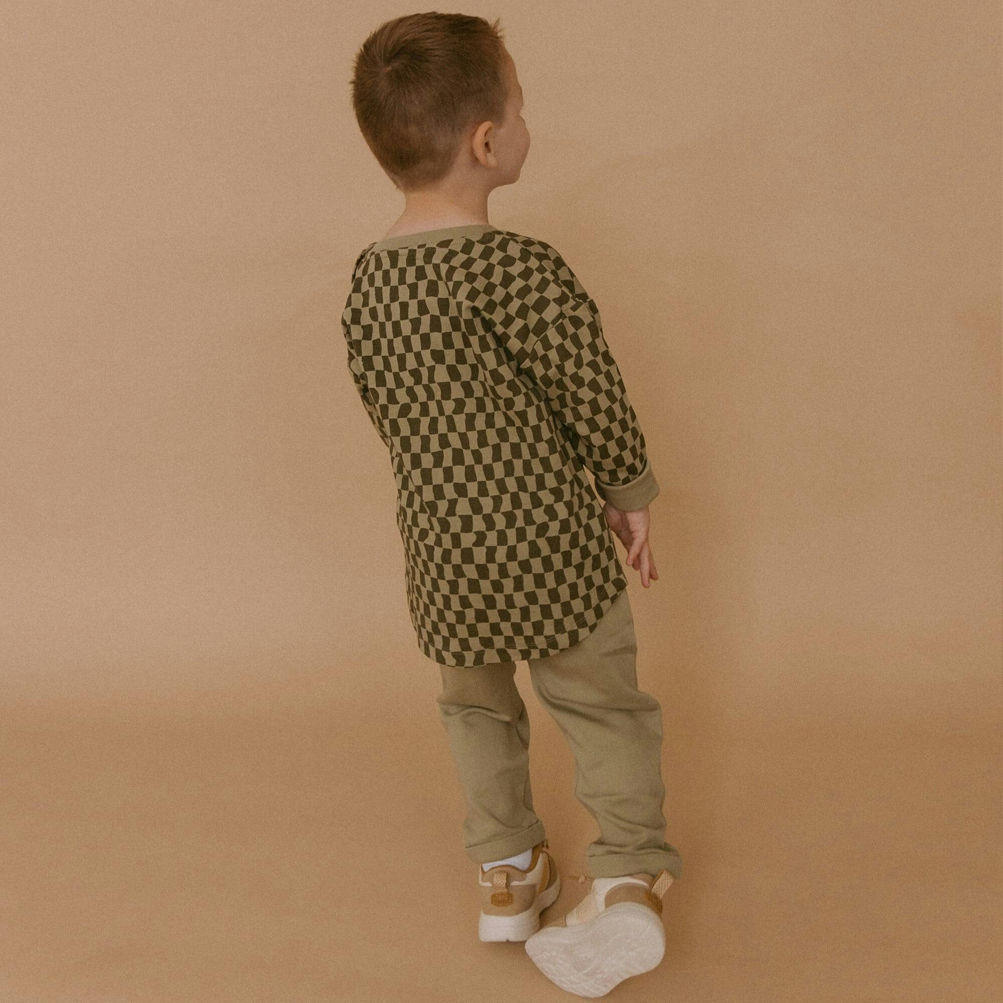 Organic Tee & Foldover Pants Set