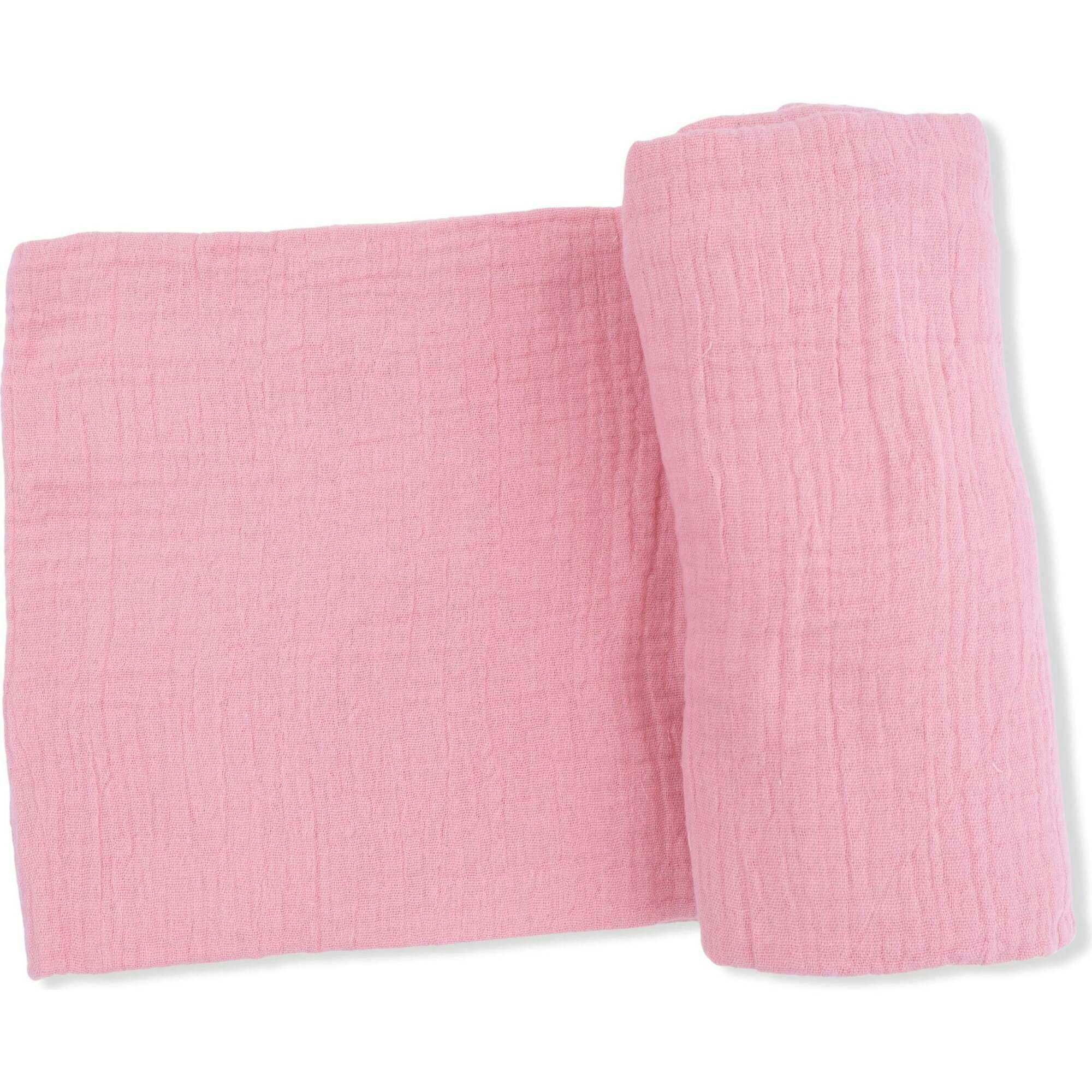 Solid Muslin Poignant Pink - Swaddle Blanket