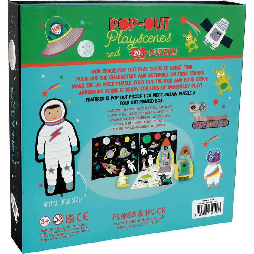 Space Pop Out Play Scene