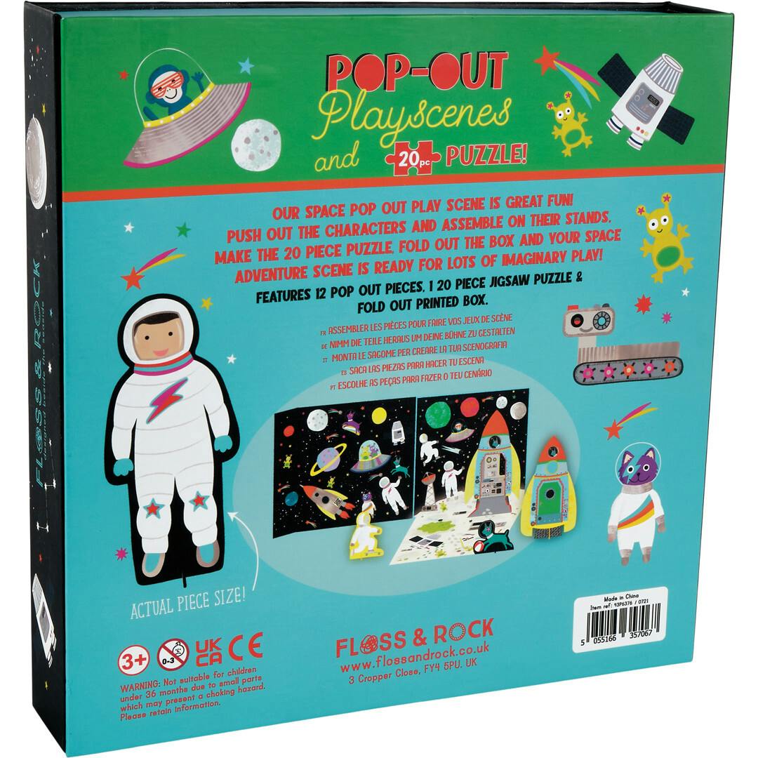 Space Pop Out Play Scene