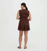 The Michelle Dress - Chestnut Plaid