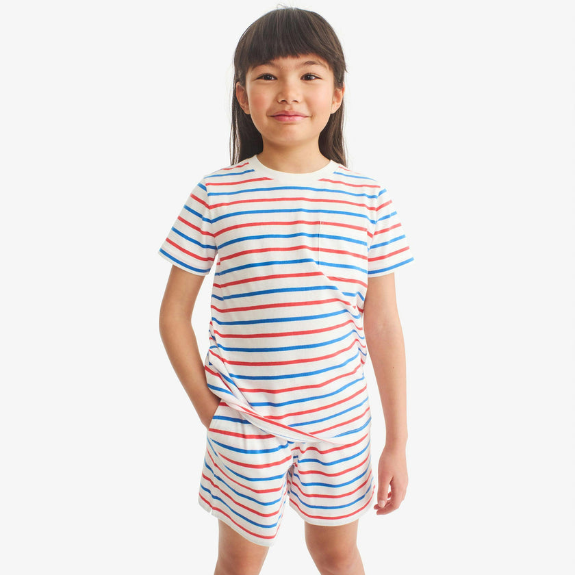 Clearance kids park short in stripe