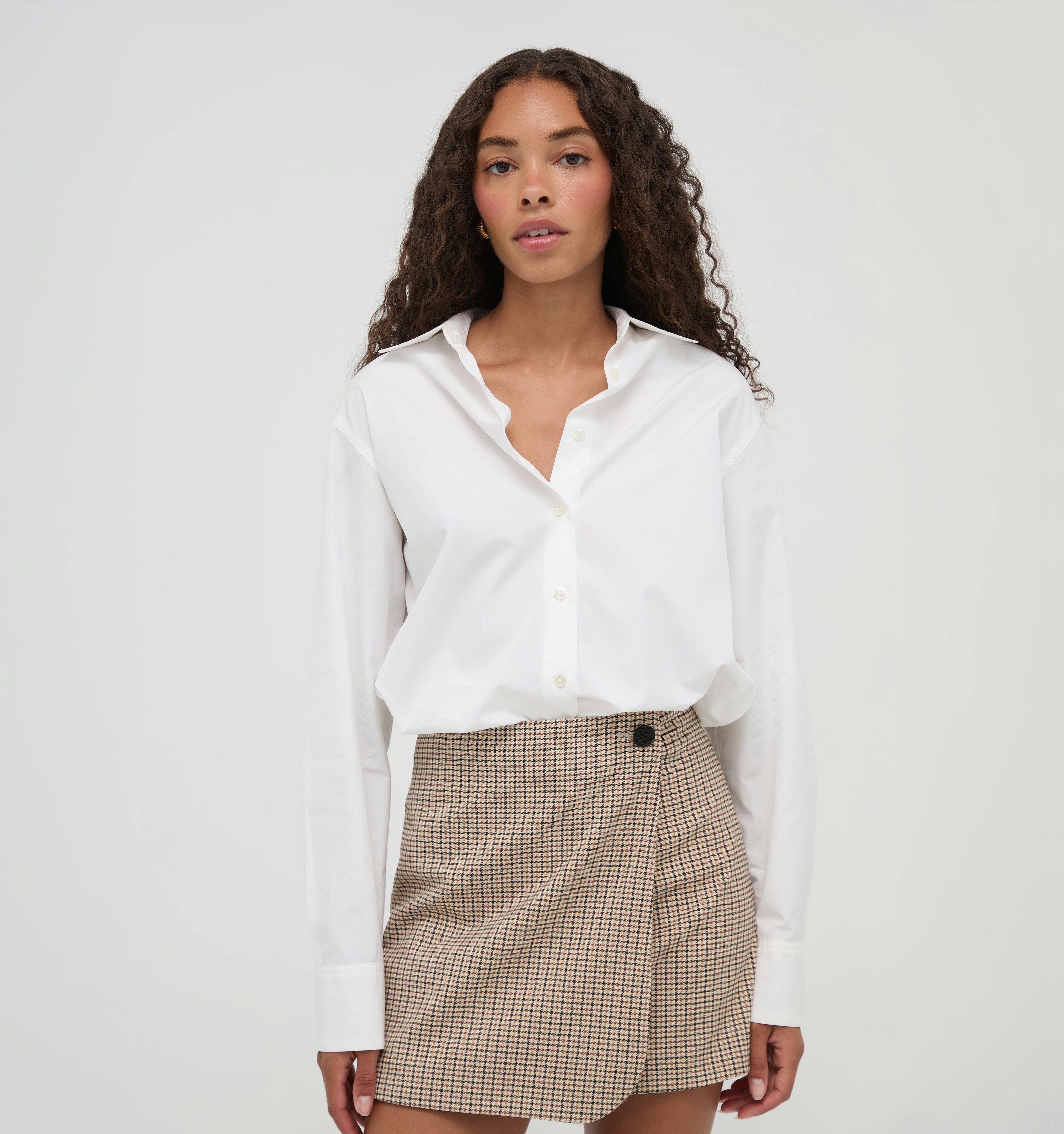 The Melody Skirt - Hertford Houndstooth