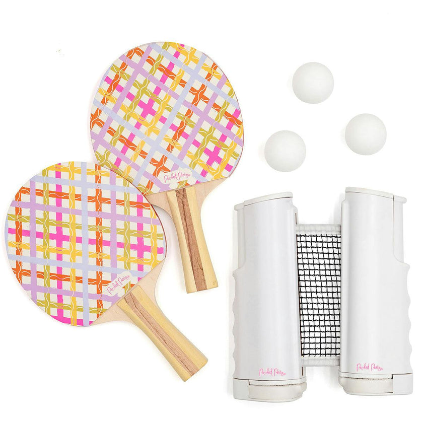 Packed Party Game Set Match 6-Piece Table Tennis Set