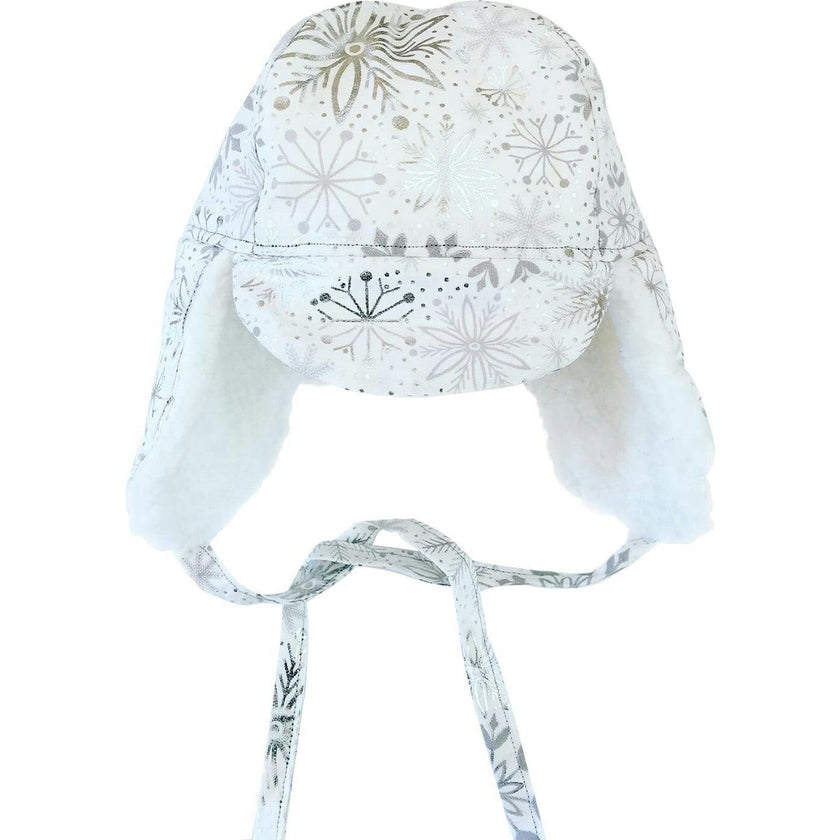 Winter Tie Hat, White