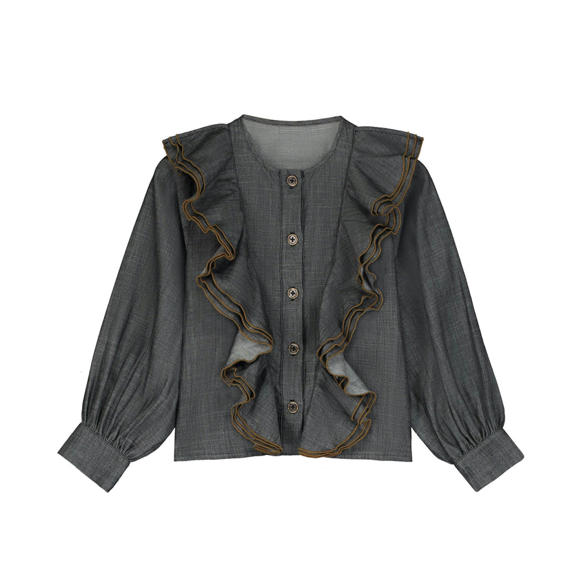 Soft Denim Blouse