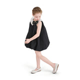 Black Stonelea Bow-Embellishment Dress